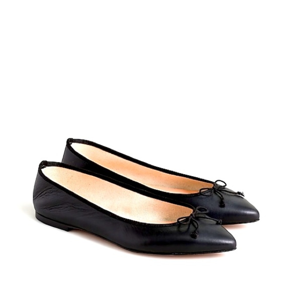J. Crew Gemma Ballet Flats Size 6- Black